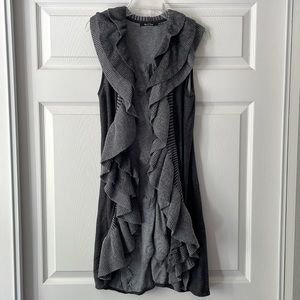 🦈 Super fun longer sweater vest with back pattern 🦈